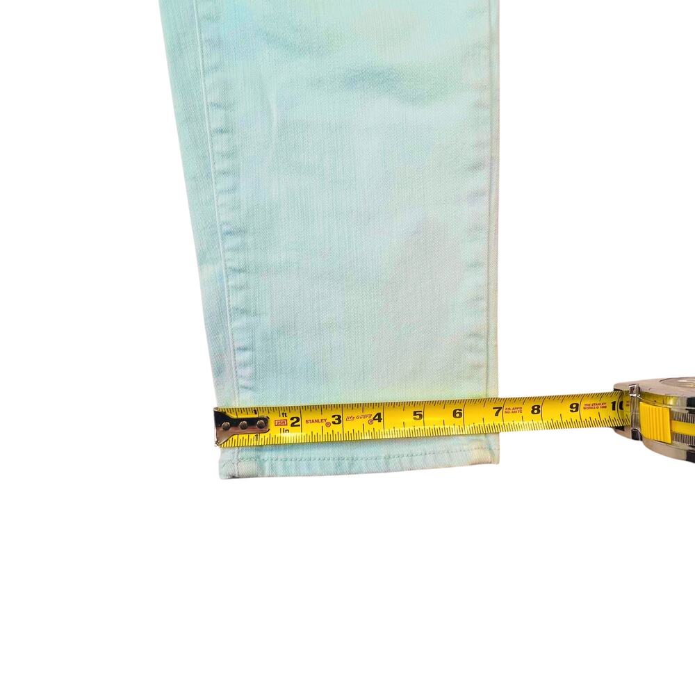 Talbots Slim Ankle Jean 16W Cool Mint Slimming Stretch Preppy Casual Coastal - Picture 7 of 10
